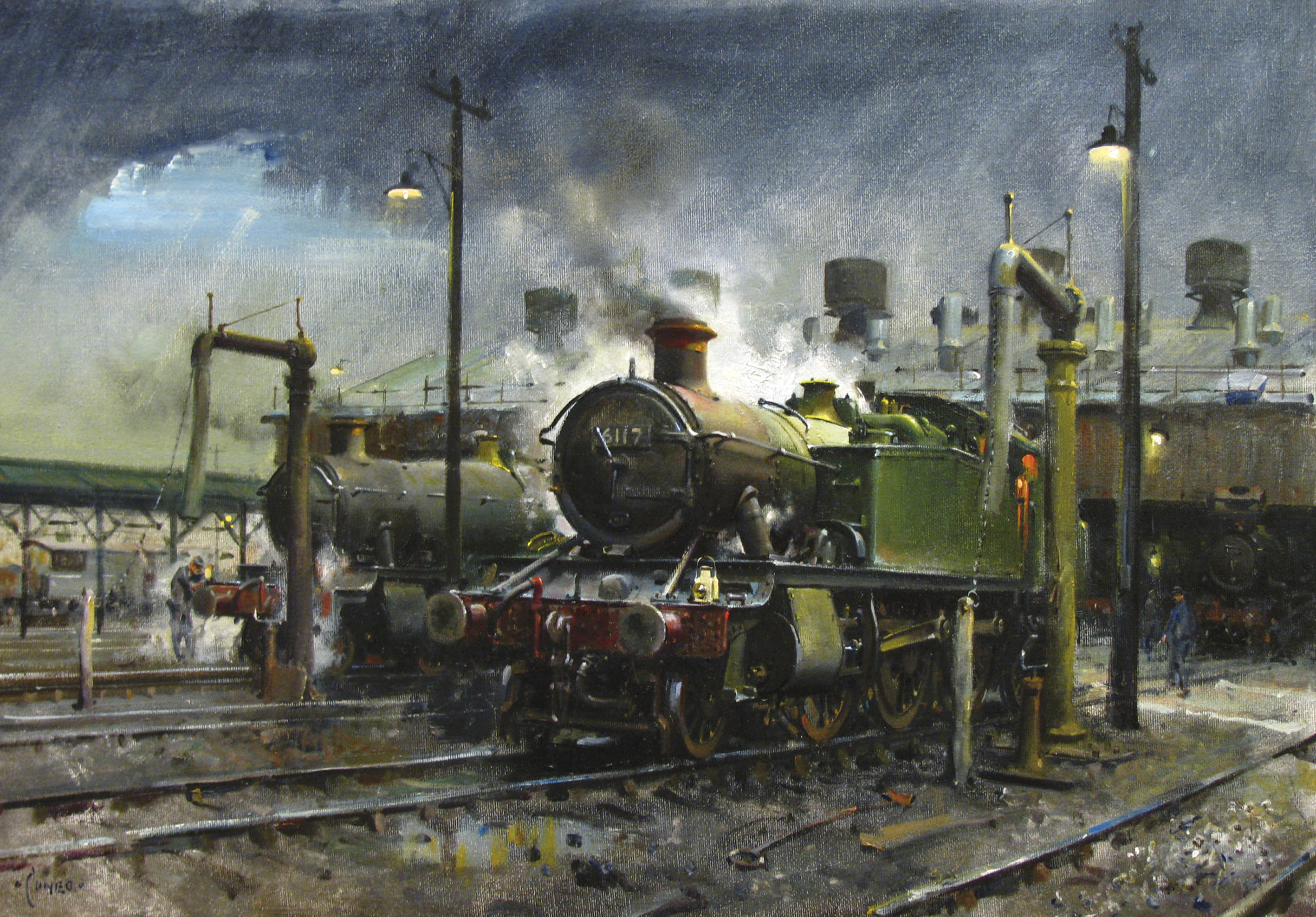 Storm over Southall Shed